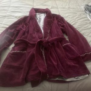 Ascentix Velour Smoking Jacket with Satin Lining (Men)